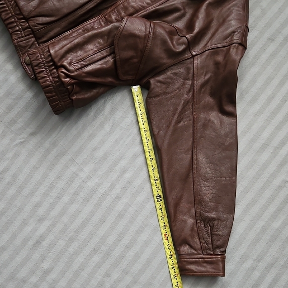 Brown Leather Jacket - Picture 9 of 9